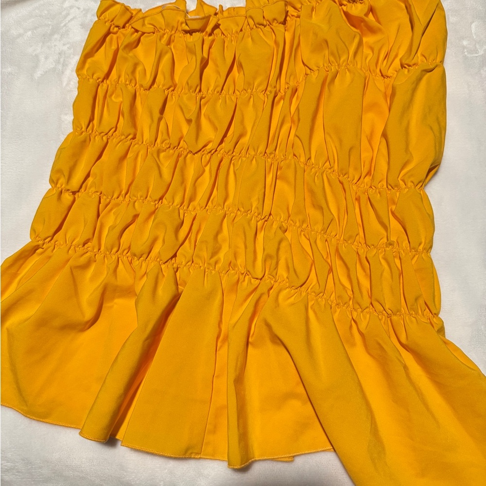 SHEIN Yellow Tank Top Vibrant and Stylish